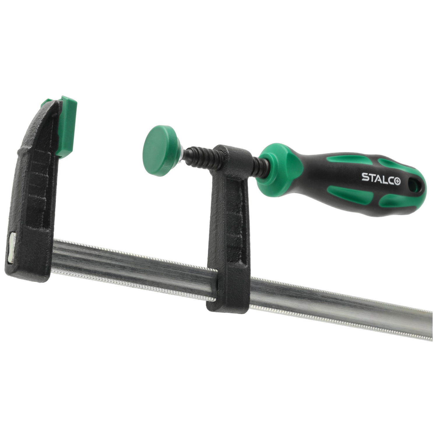 Ścisk stolarski, 170kg, 50x150mm Stalvo S012870515 szer.150mm, gł. 50mm, siła zacisku:170kg Stalvo S012870515
