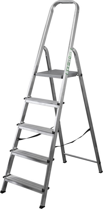 Drabina domowa 150kg 3 stopnie (z podestem) , 2,2 kg , 1175 mm , 565 mm Stalvo S-40531