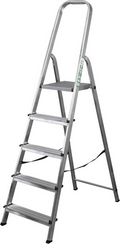 Drabina domowa 150kg 3 stopnie (z podestem) , 2,2 kg , 1175 mm , 565 mm Stalvo S-40531