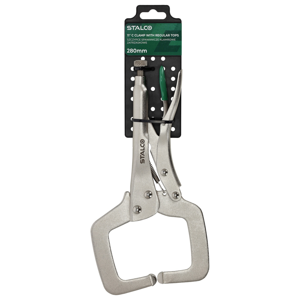 Szczypce spawalnicze klamrowe, zatrzaskowe, typ "C" 280mm Stalvo S011914307 Stalvo S011914307