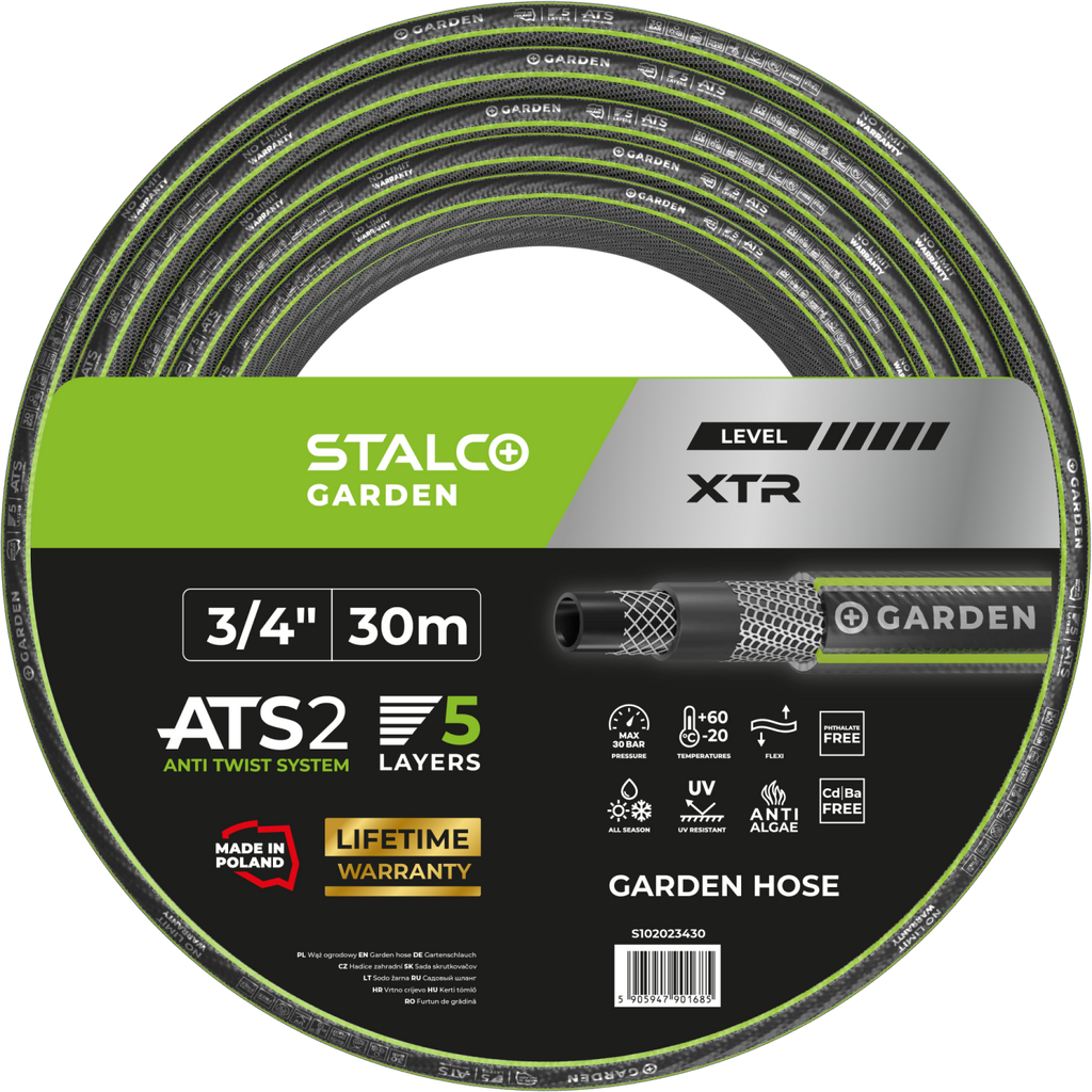 Wąż ogrodowy ATS XTR 1/2″ 20m Stalvo GARDEN S102021220