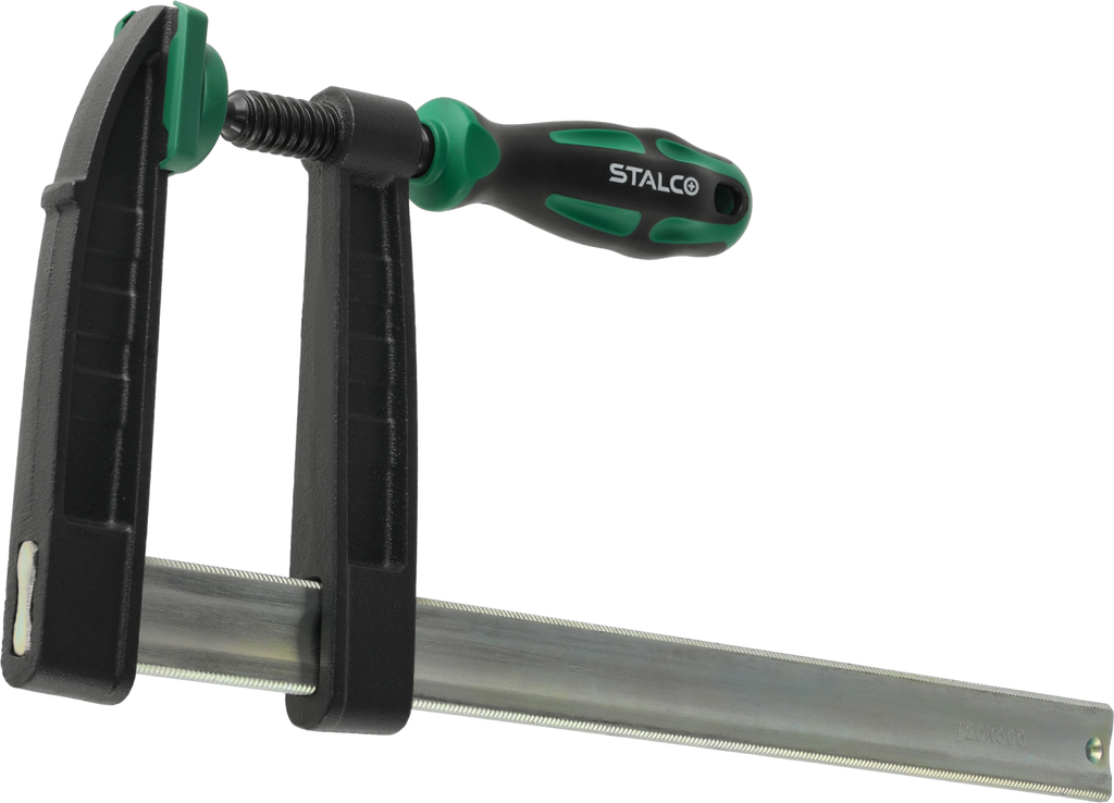Ścisk stolarski, 170kg, 50x150mm Stalvo S012870515 szer.150mm, gł. 50mm, siła zacisku:170kg Stalvo S012870515