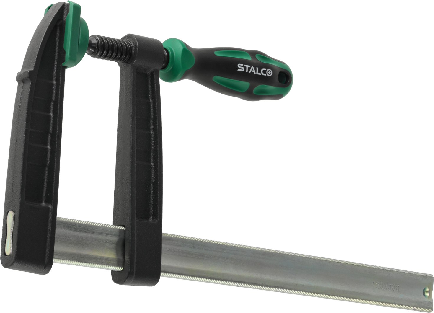 Ścisk stolarski, 170kg, 50x150mm Stalvo S012870515 szer.150mm, gł. 50mm, siła zacisku:170kg Stalvo S012870515