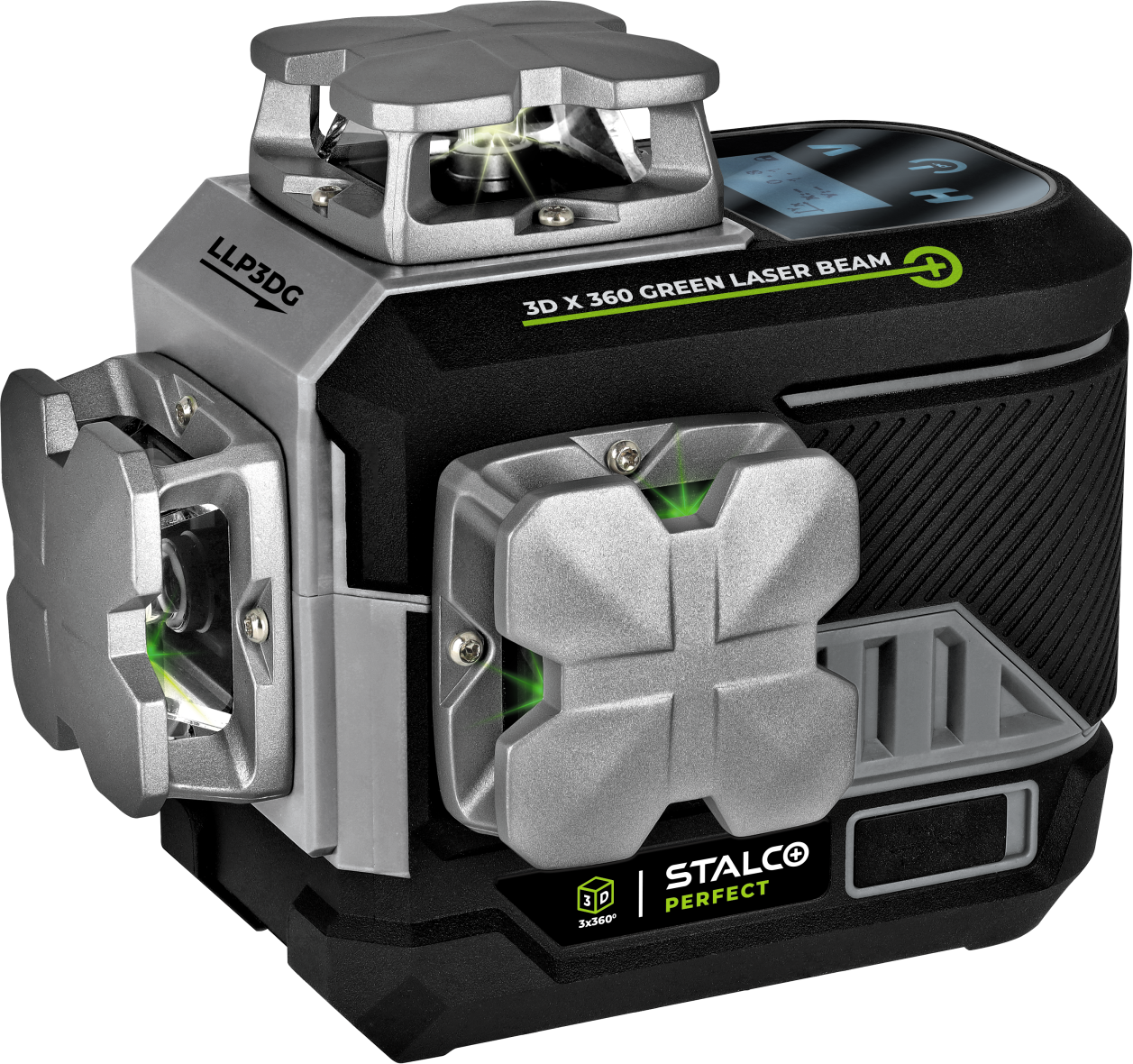 Laser krzyżowy 3D LLP3DG zielony Stalvo PERFECT S058598010 Stalvo PERFECT S058598010
