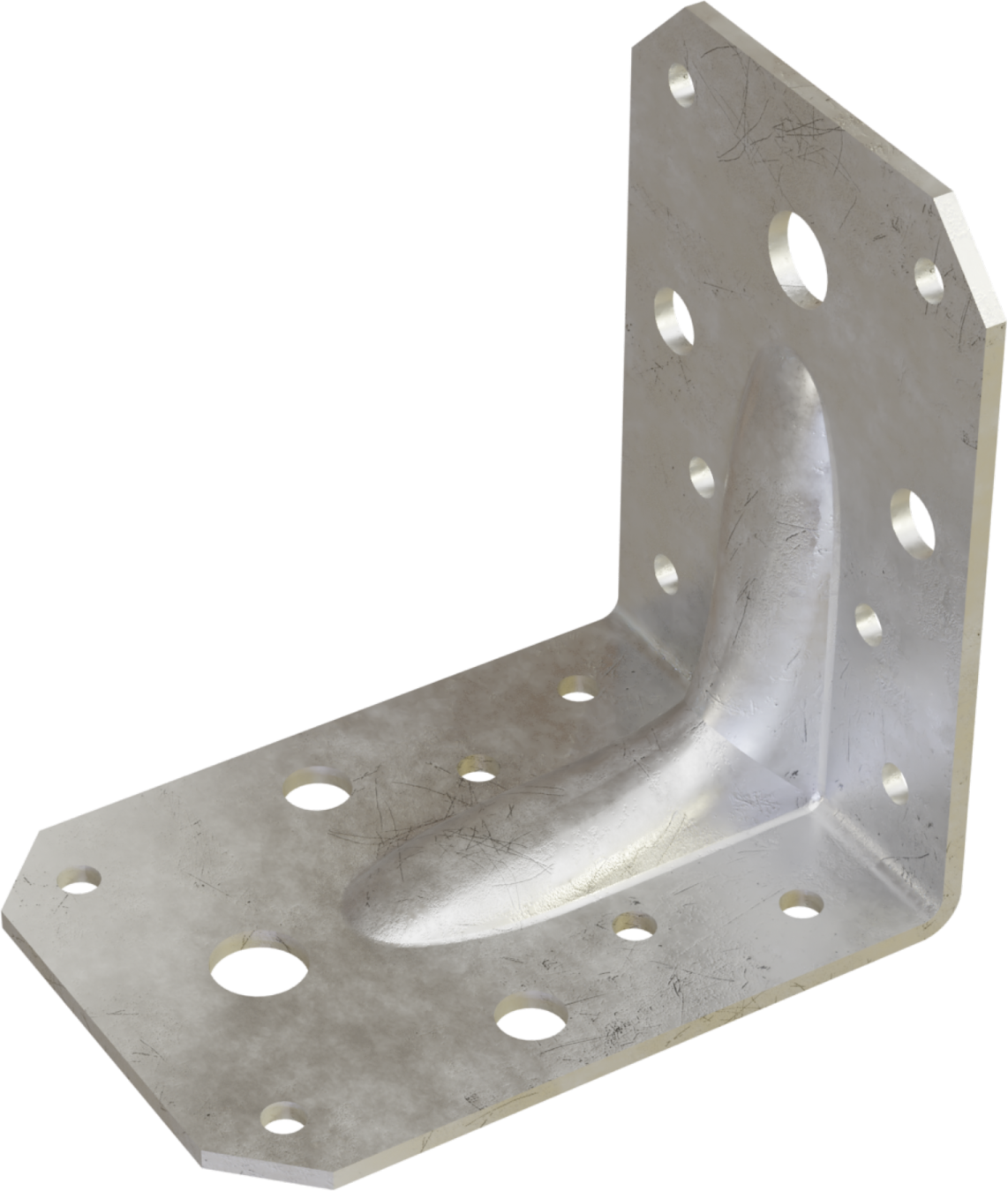 Kątownik przetłaczany wzmocniony KPW 40x40x40mm , grubość: 2,0mm Stalvo KPW1 - 40/40/40