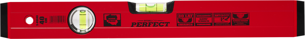 Poziomnica aluminiowa 30 cm Stalvo PERFECT S-65033