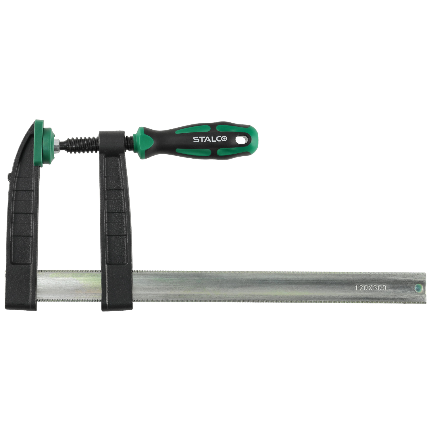 Ścisk stolarski, 170kg, 50x150mm Stalvo S012870515 szer.150mm, gł. 50mm, siła zacisku:170kg Stalvo S012870515