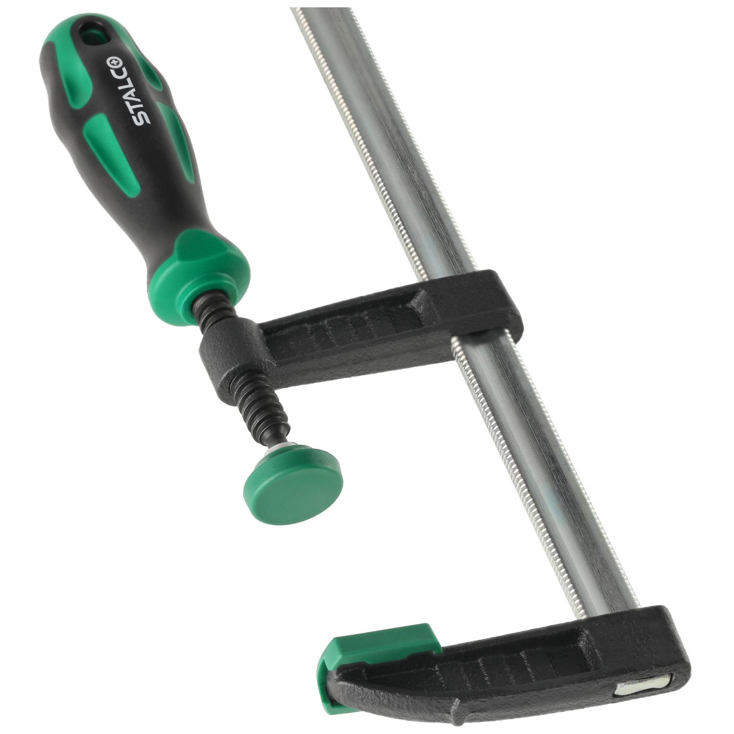 Ścisk stolarski, 170kg, 50x150mm Stalvo S012870515 szer.150mm, gł. 50mm, siła zacisku:170kg Stalvo S012870515