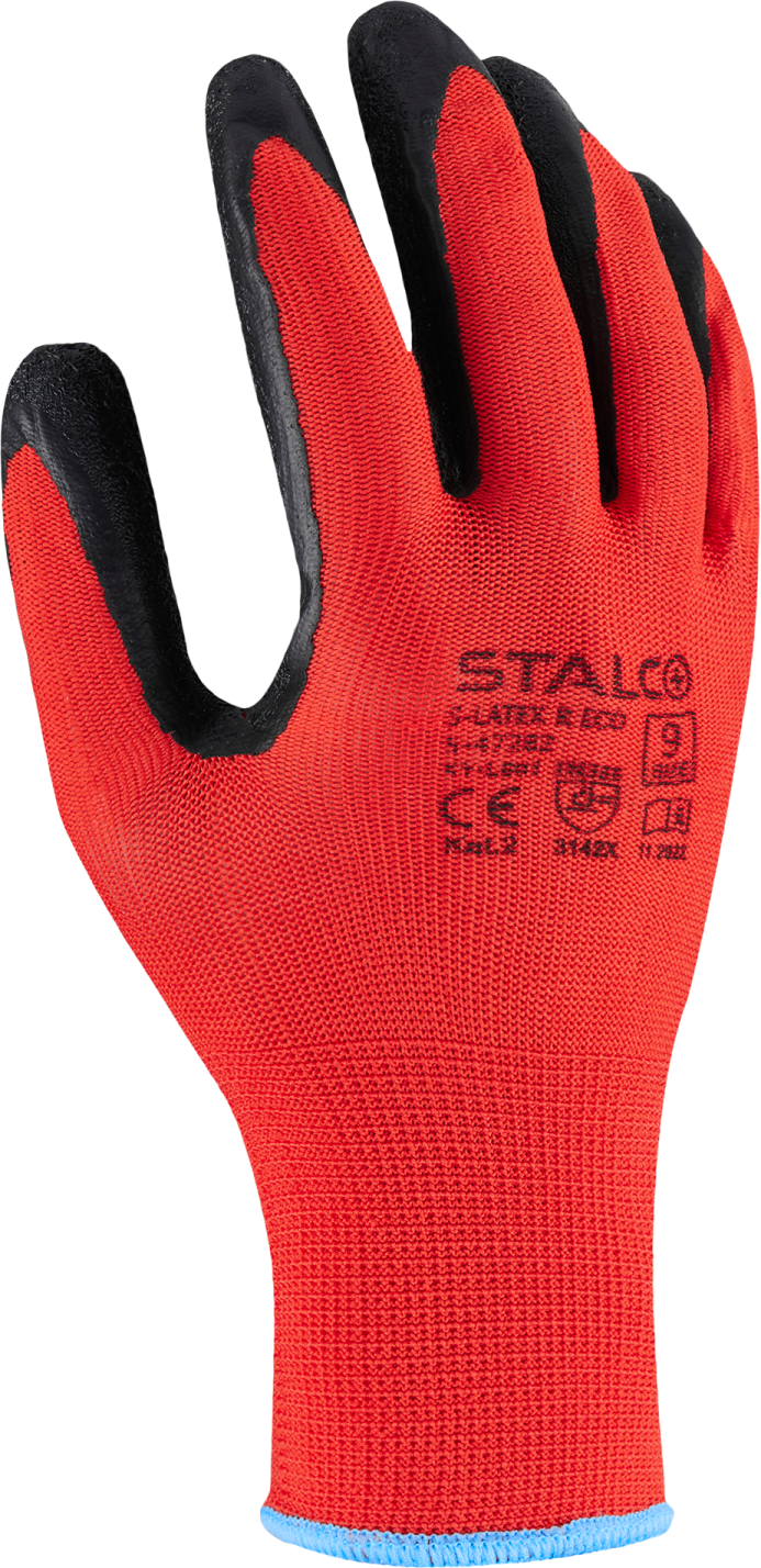 Rękawice poliestrowe S-LATEX R ECO 6 Stalvo S-47277