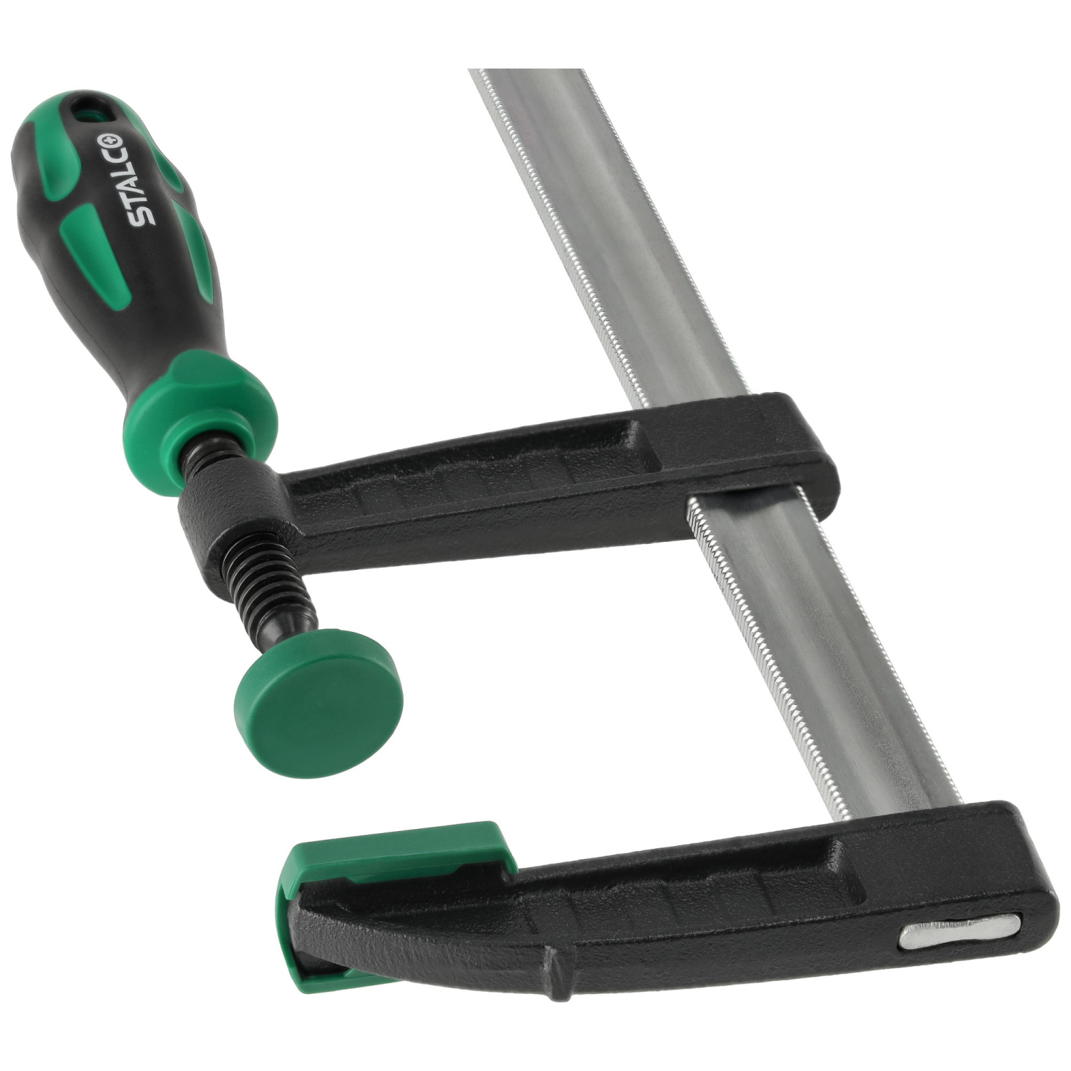 Ścisk stolarski, 170kg, 50x150mm Stalvo S012870515 szer.150mm, gł. 50mm, siła zacisku:170kg Stalvo S012870515