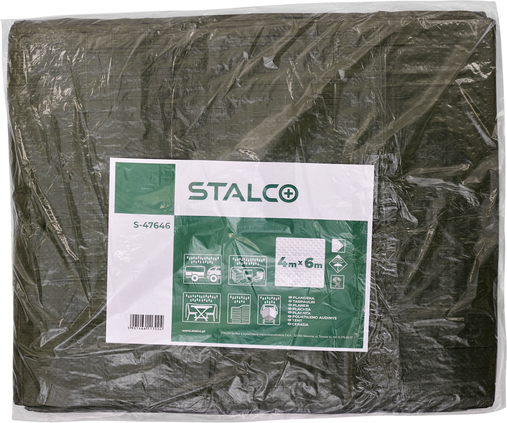 Plandeka impregnowana 3 x 5 m Stalvo S-47635