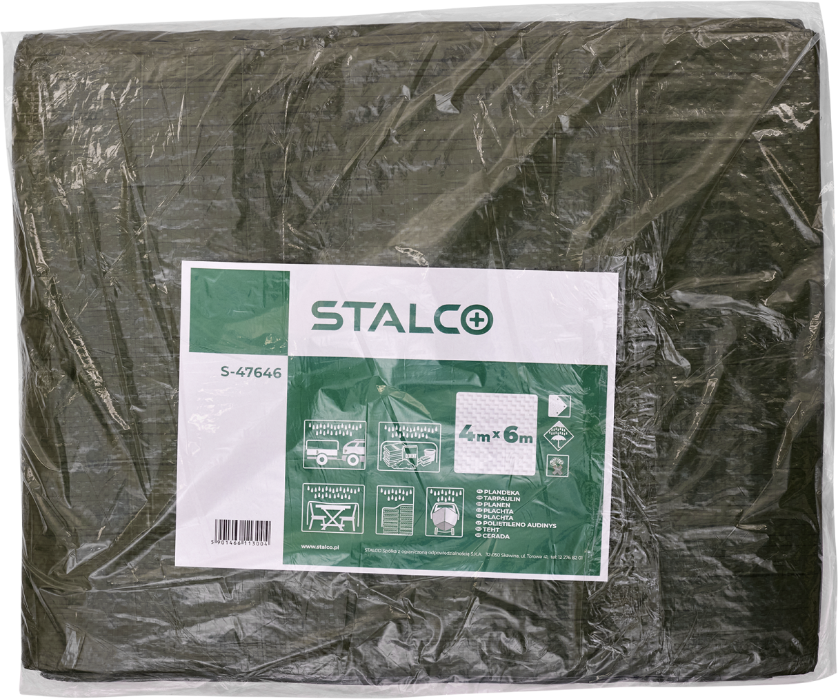 Plandeka impregnowana 3 x 5 m Stalvo S-47635