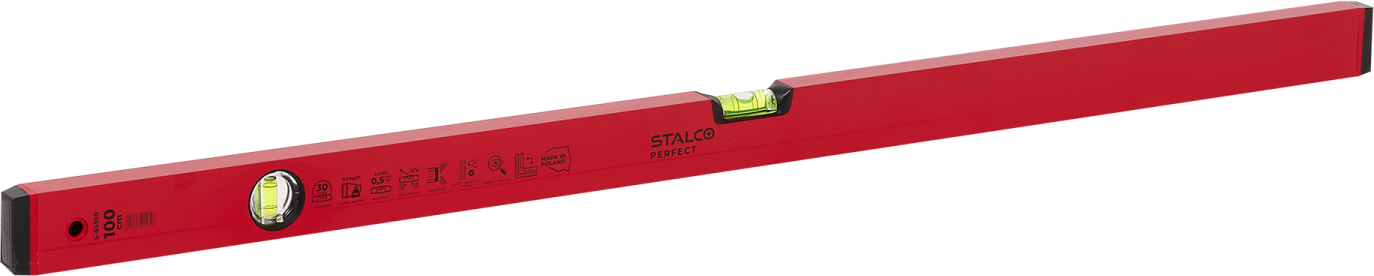 Poziomnica aluminiowa 30 cm Stalvo PERFECT S-65033