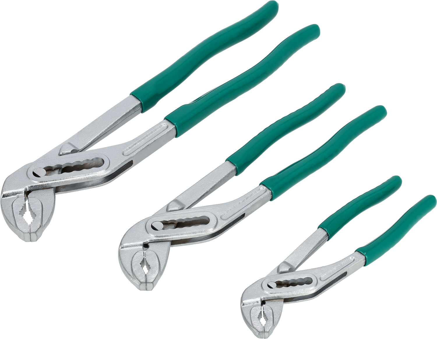 Zestaw 3elem. szczypce do rur 180mm, 250mm, 300mm CrV wkład EVA Stalvo S026388815 S026388815