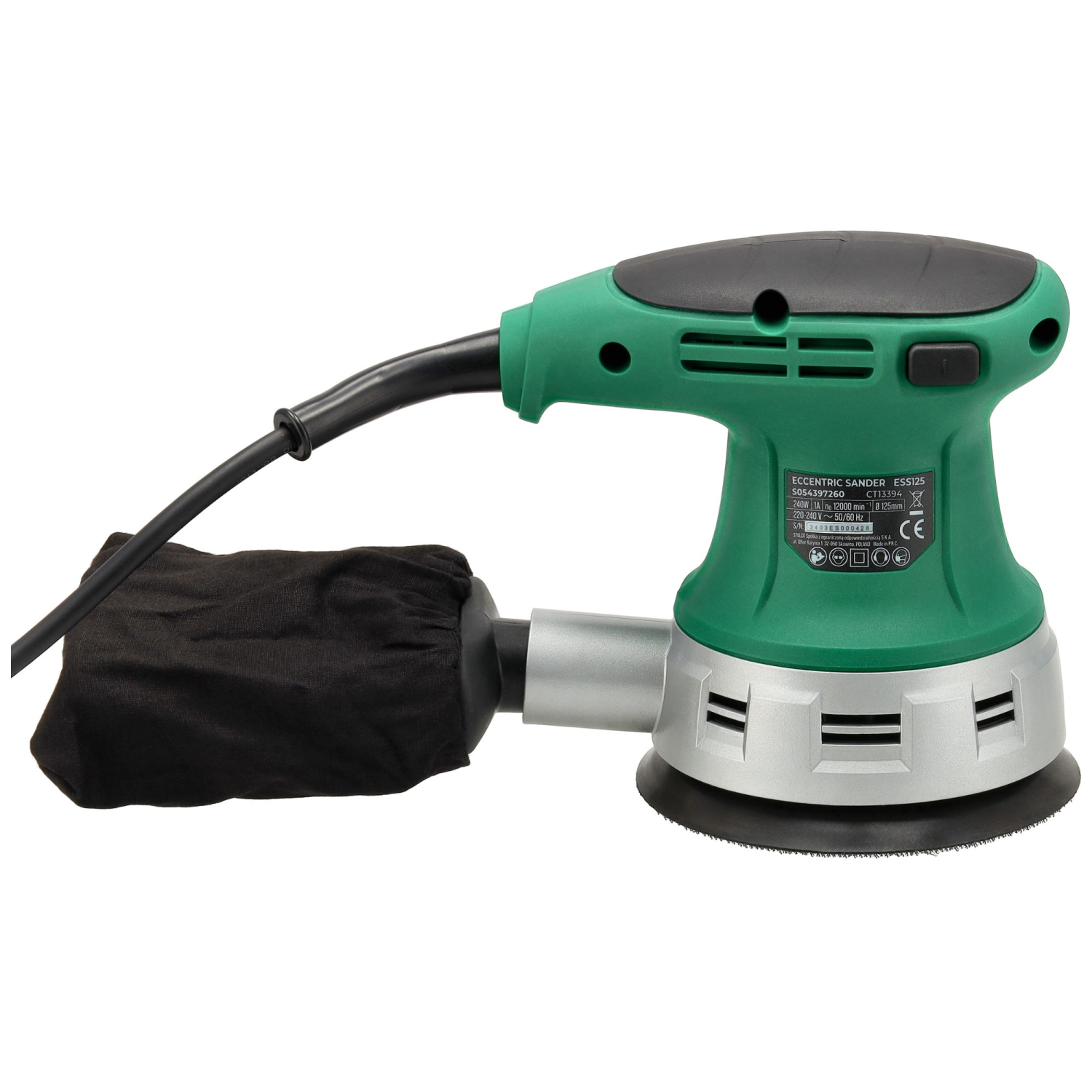 Szlifierka mimośrodowa 240W ESS125 Stalvo S-97260