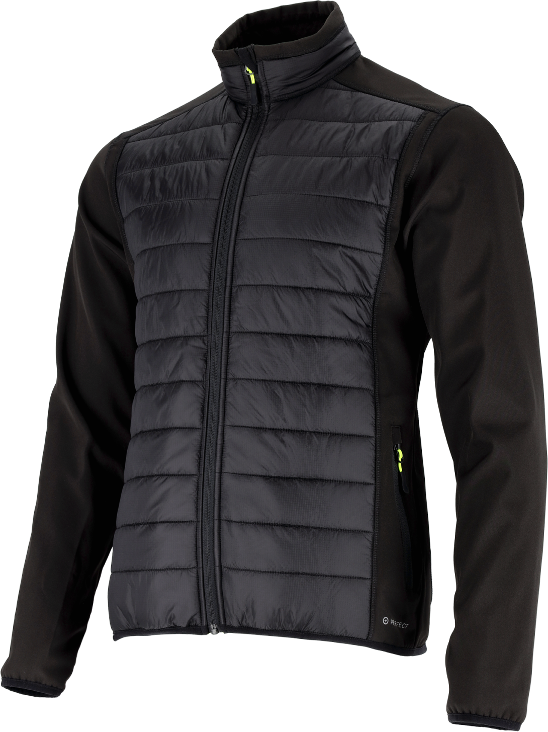 Bluza softshell męska AUGUST M S Czarny Stalvo PERFECT S-78414