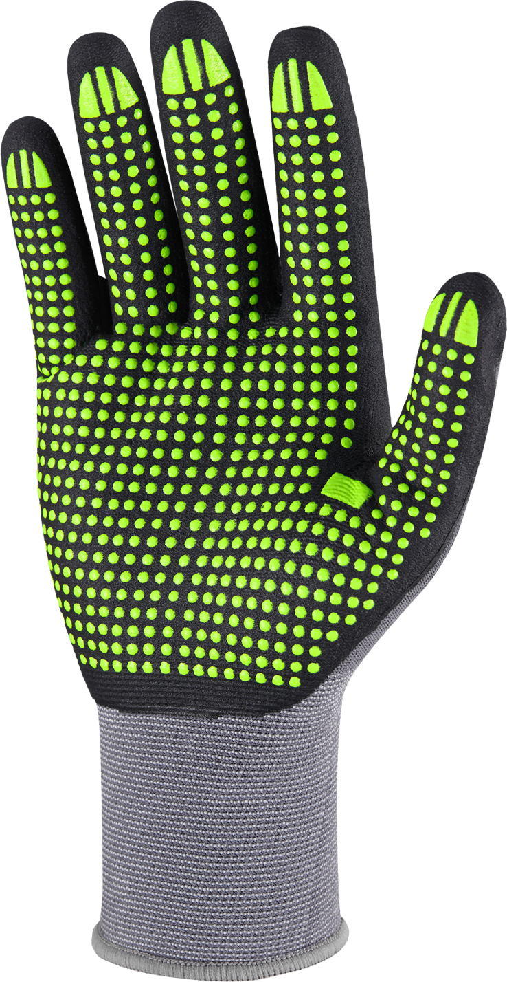 Rękawice nylonowe NITRILE FLEX DOTS 6 Stalvo PERFECT S-76346