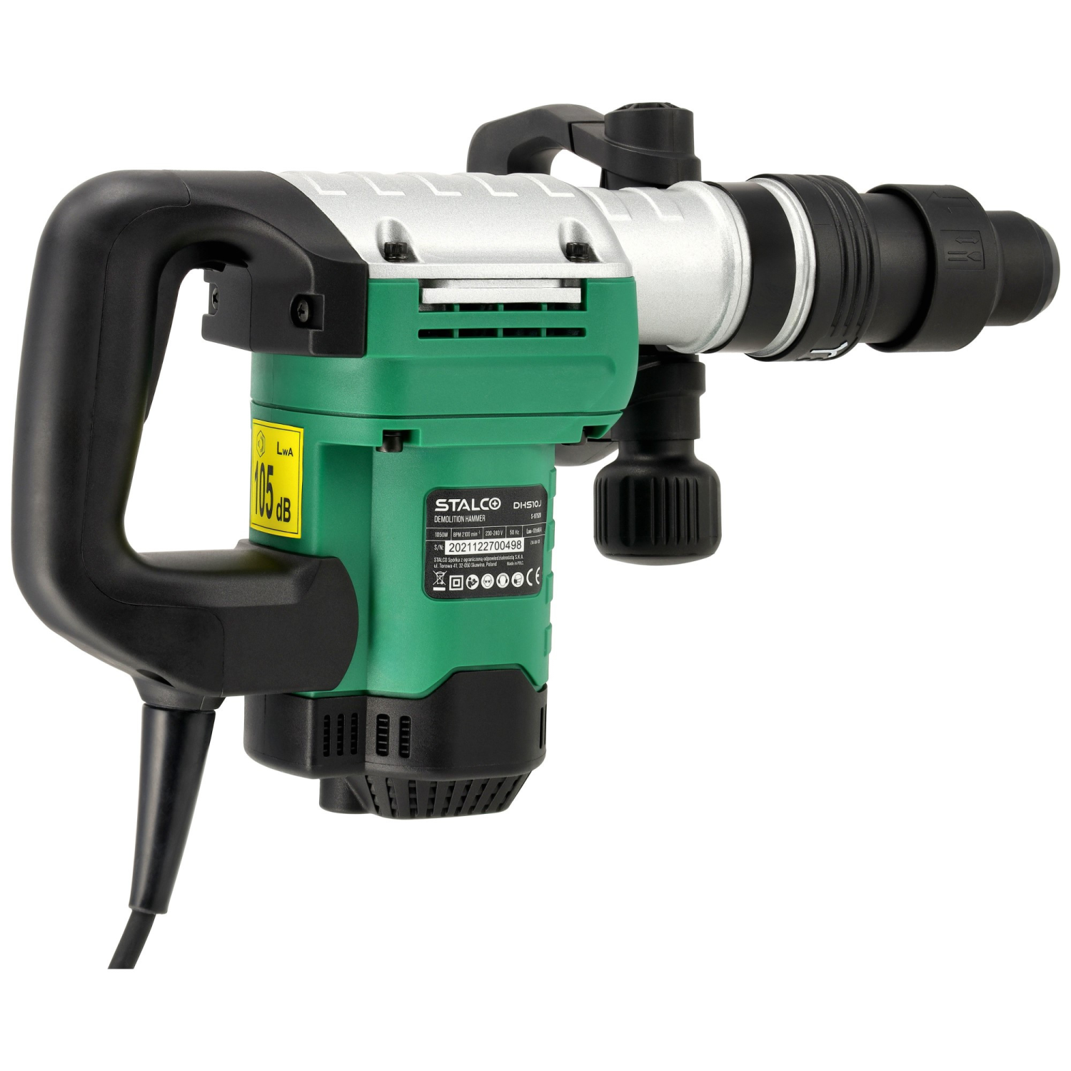 Młot wyburzeniowy SDS max DH10J Stalvo S-97520