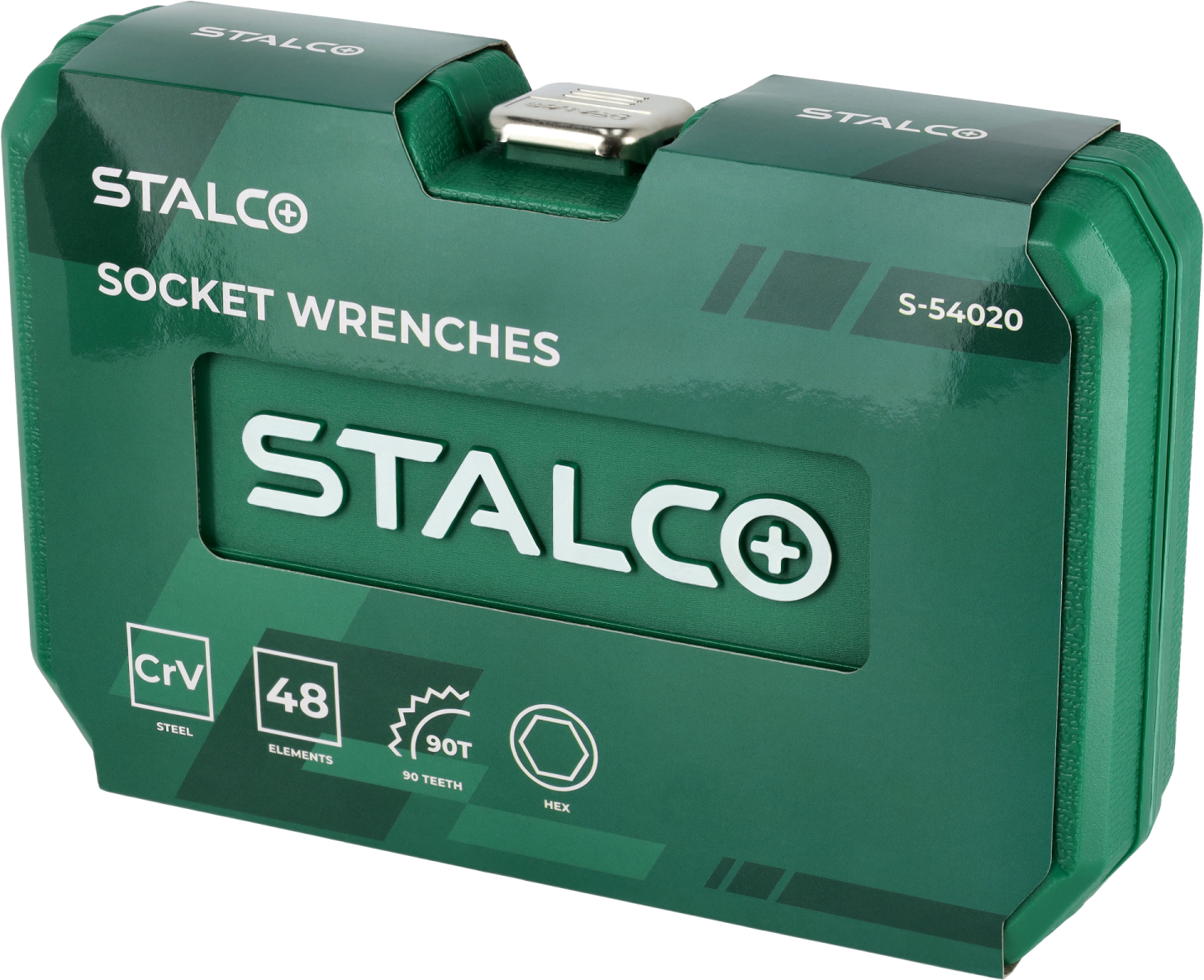 Zestaw kluczy nasadowych 48 elementów S-54020 Stalvo S-54020