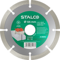 Tarcza diamentowa segmentowa ø115 x 2,0 x 22,23 mm Stalvo S-30011