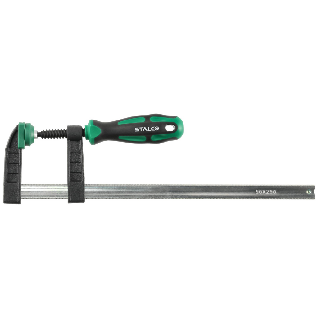 Ścisk stolarski, 170kg, 50x150mm Stalvo S012870515 szer.150mm, gł. 50mm, siła zacisku:170kg Stalvo S012870515