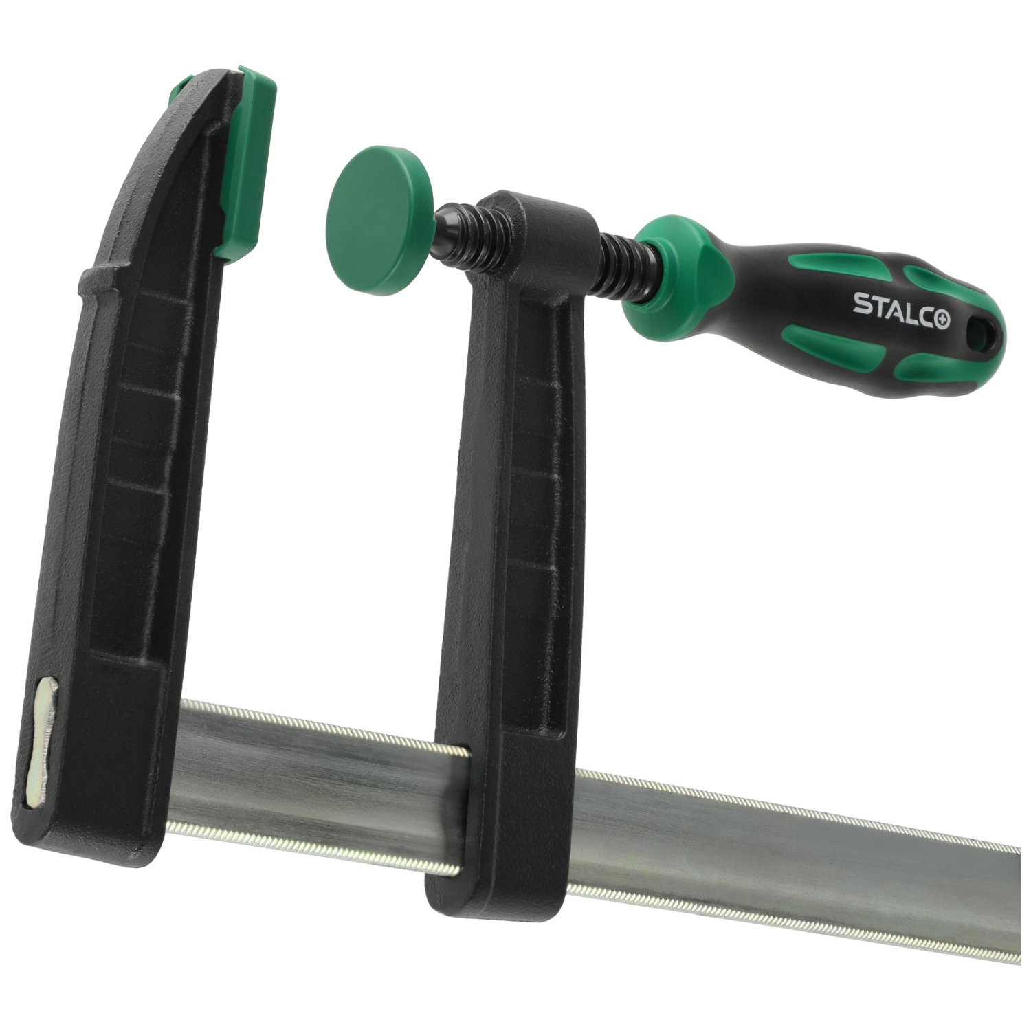 Ścisk stolarski, 170kg, 50x150mm Stalvo S012870515 szer.150mm, gł. 50mm, siła zacisku:170kg Stalvo S012870515
