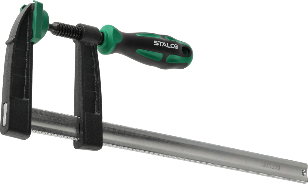 Ścisk stolarski, 170kg, 50x150mm Stalvo S012870515 szer.150mm, gł. 50mm, siła zacisku:170kg Stalvo S012870515