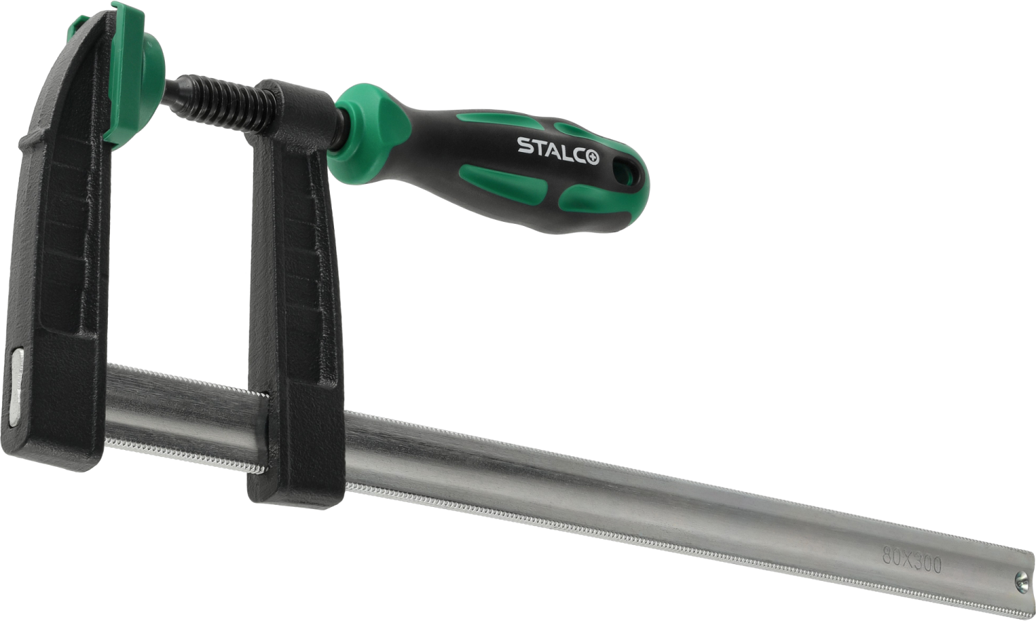 Ścisk stolarski, 170kg, 50x150mm Stalvo S012870515 szer.150mm, gł. 50mm, siła zacisku:170kg Stalvo S012870515