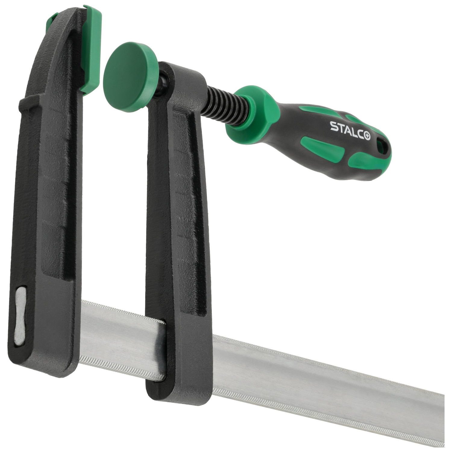Ścisk stolarski, 170kg, 50x150mm Stalvo S012870515 szer.150mm, gł. 50mm, siła zacisku:170kg Stalvo S012870515