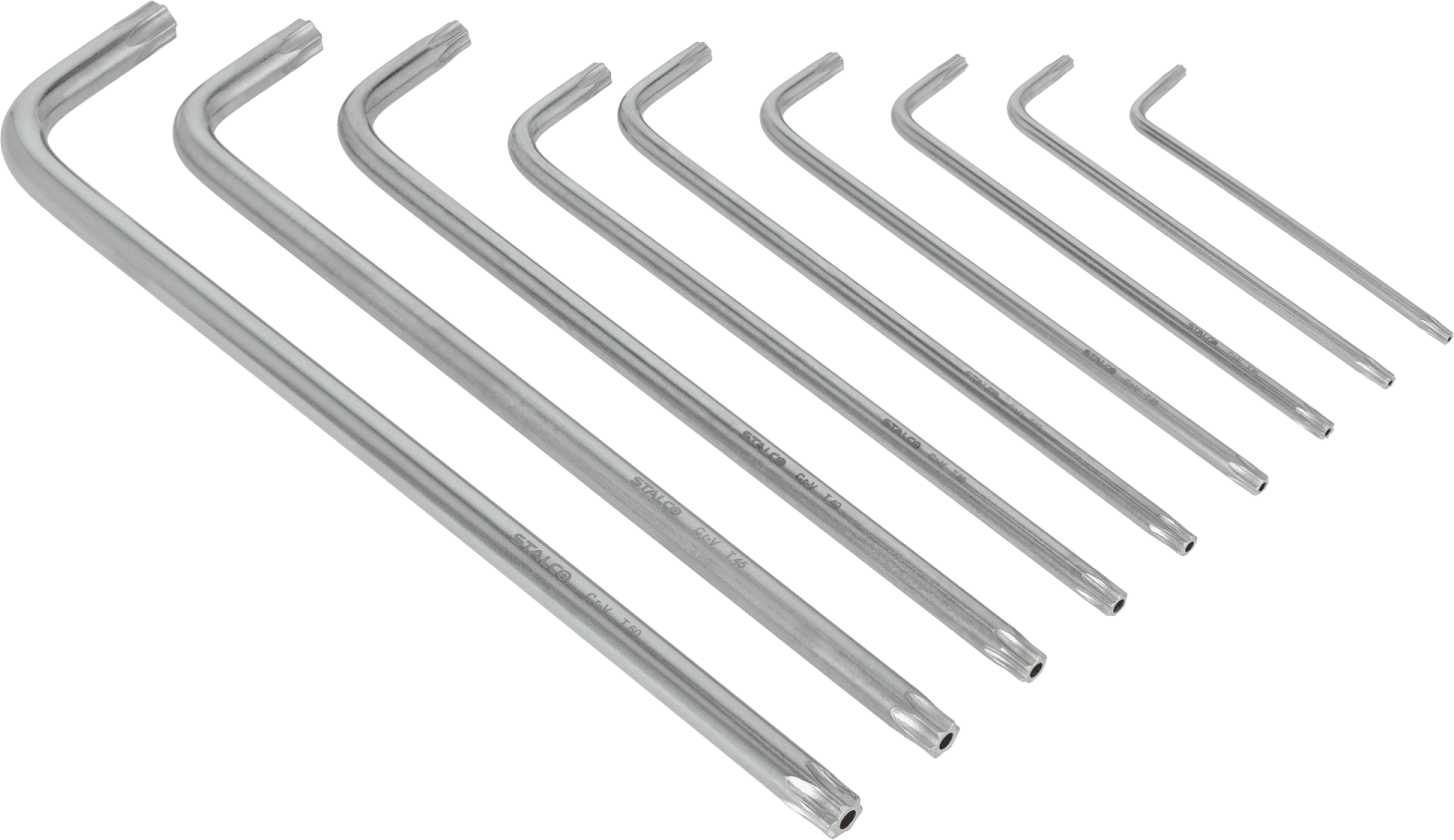 Klucze Torx z otworem Stalvo S-46374