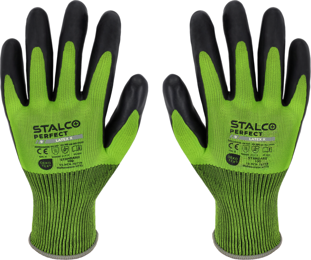 Rękawice poliestrowe LATEX X 7 Stalvo PERFECT S093200007