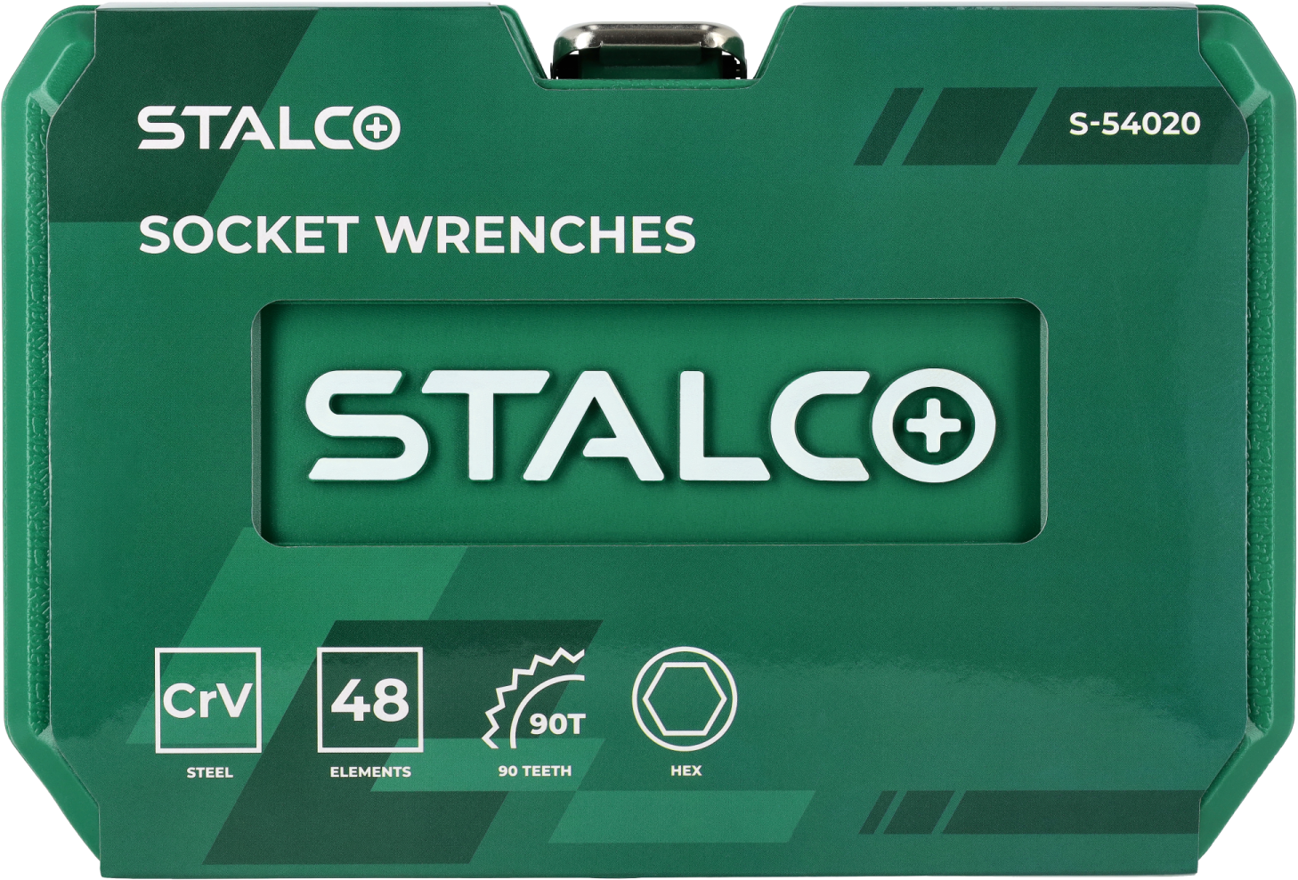 Zestaw kluczy nasadowych 48 elementów S-54020 Stalvo S-54020