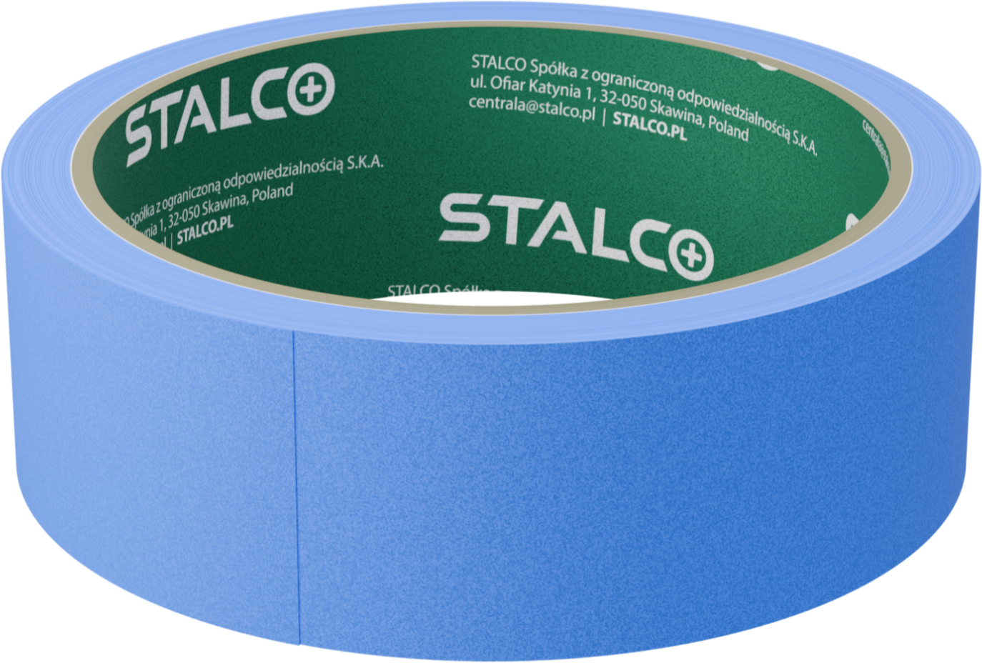 Taśma malarska niebieska 30 mm x 25 m , niebieski Stalvo S042138531