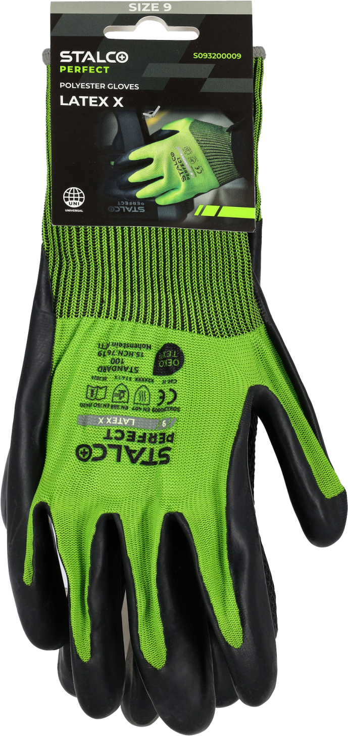 Rękawice poliestrowe LATEX X 7 Stalvo PERFECT S093200007