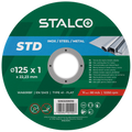 Tarcza do cięcia metalu płaska 125 x 1,0 mm Stalvo S063259010