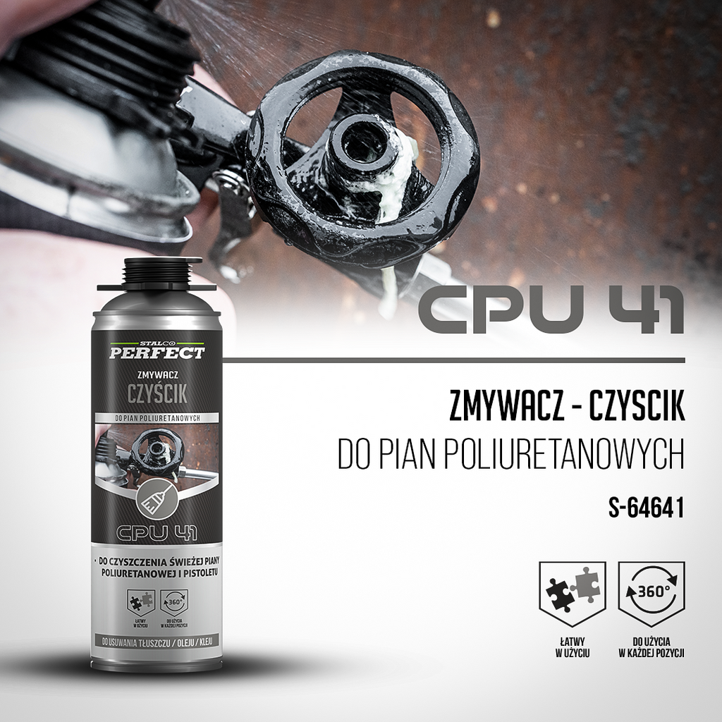 Czyścik do pian poliuretanowych CPU 41 Stalvo PERFECT S-64641