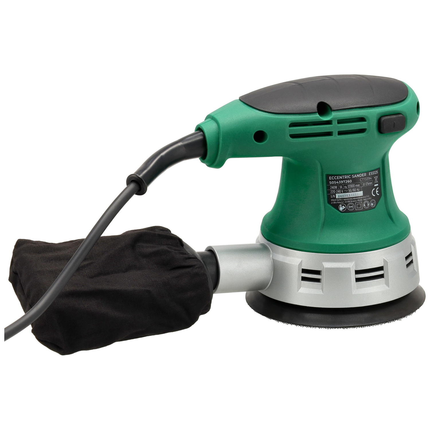 Szlifierka mimośrodowa 240W ESS125 Stalvo S-97260