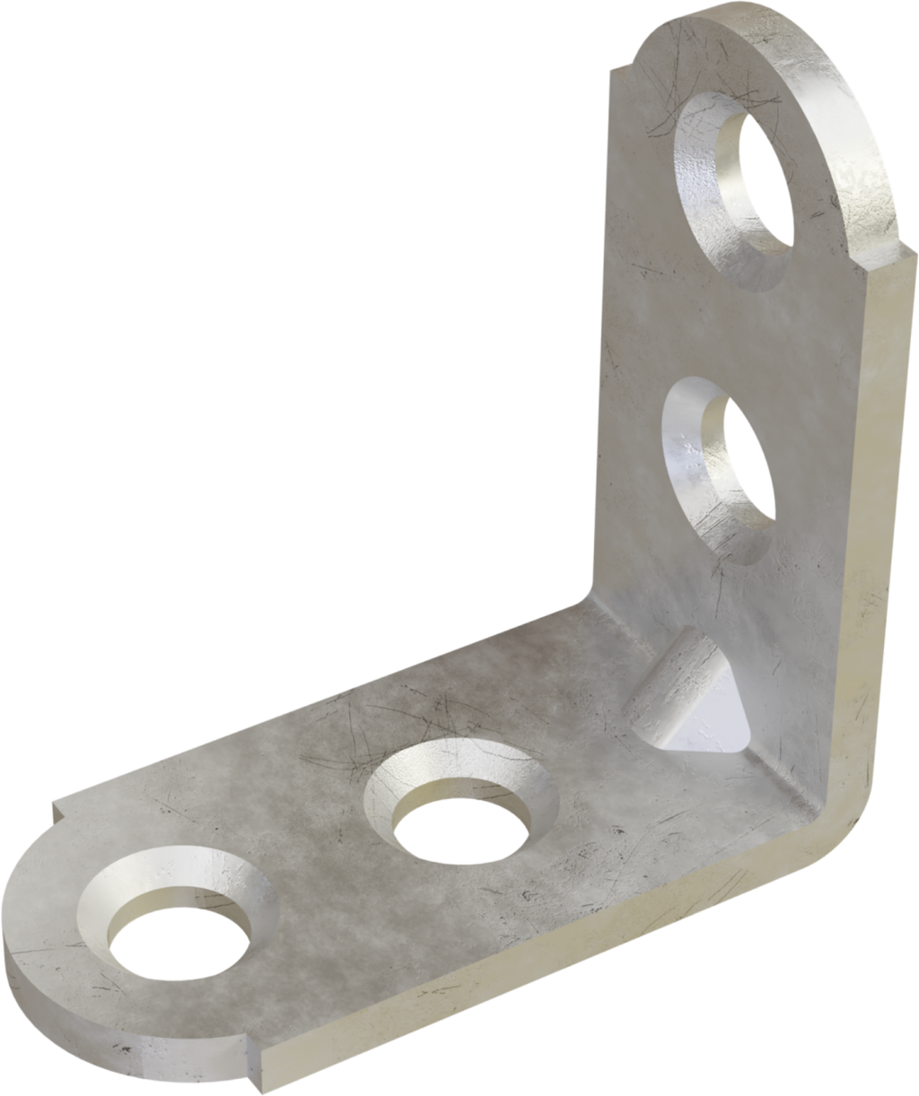 Kątownik wąski KW 25x25x15mm , grubość: 2,0mm Stalvo KW1 - 25/25/15
