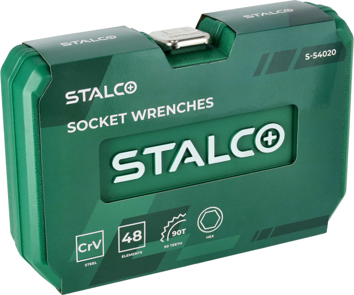 Zestaw kluczy nasadowych 48 elementów S-54020 Stalvo S-54020